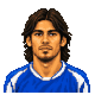 Pixel art portrait of ALMIRON Sergio Bern.