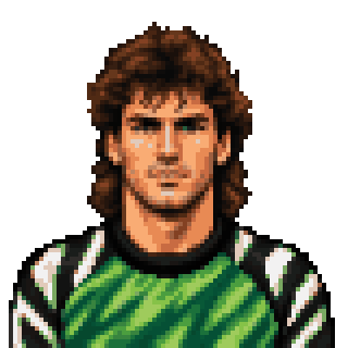 Pixel art portrait of Andrea Pazzagli