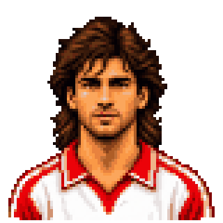 Pixel art portrait of Angelo Carbone