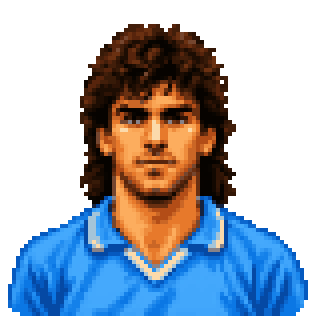 Pixel art portrait of Antonio Carannante