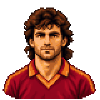 Pixel art portrait of Antonio Comi