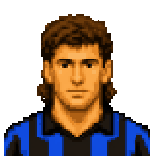 Pixel art portrait of Beniamino Abate