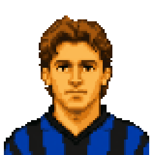 Pixel art portrait of Benoît Cauet