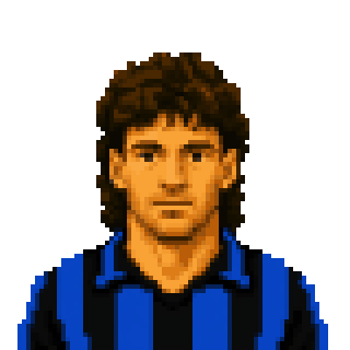 Pixel art portrait of Bonacina