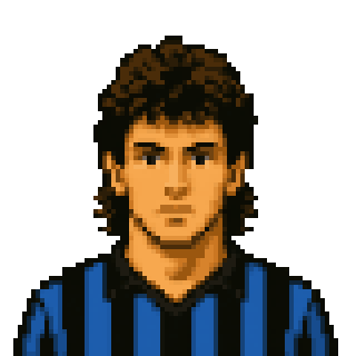 Pixel art portrait of Carlo Perrone