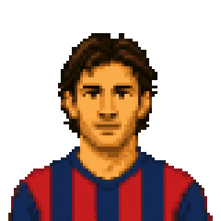 Pixel art portrait of COLUCCI Leonardo