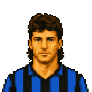 Pixel art portrait of Daniele Fortunato