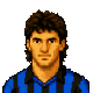 Pixel art portrait of Davide Fontolan