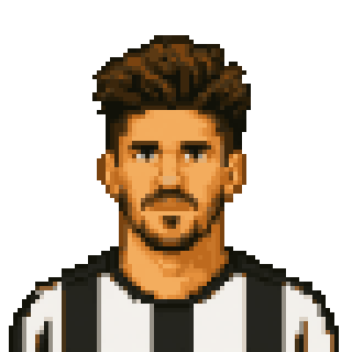 Pixel art portrait of DE PAUL Rodrigo
