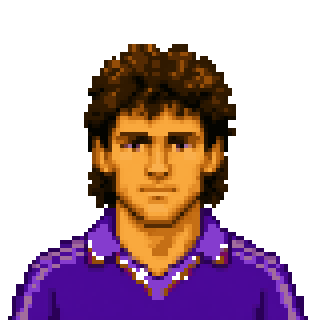 Pixel art portrait of Dell'Oglio