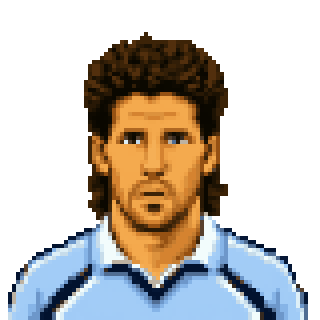 Pixel art portrait of Diego Simeone