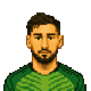 Pixel art portrait of DONNARUMMA Gianluigi