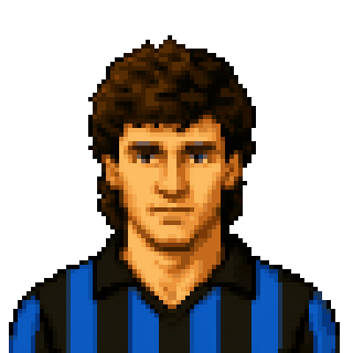 Pixel art portrait of Eligio Nicolini