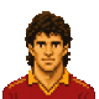 Pixel art portrait of Fabrizio Di Mauro