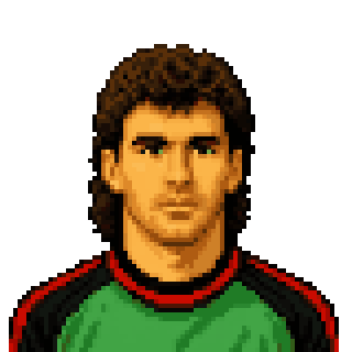 Pixel art portrait of Francesco Mancini