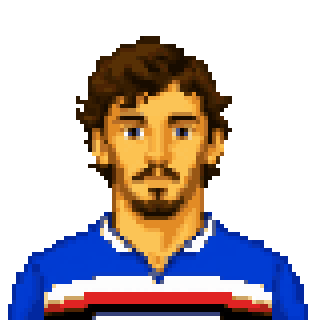 Pixel art portrait of GABBIADINI Manolo