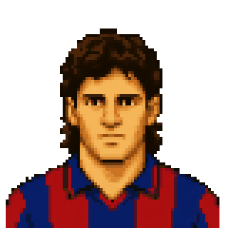 Pixel art portrait of Gianluca Luppi