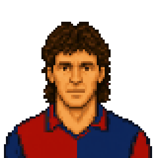 Pixel art portrait of Gianluca Signorini