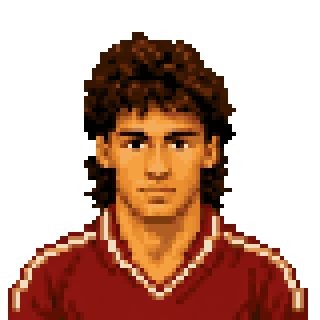 Pixel art portrait of Gianluigi Lentini