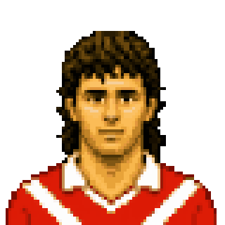 Pixel art portrait of Gianpiero Piovani