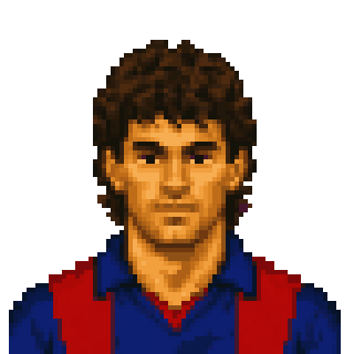 Pixel art portrait of Giovanni Bia