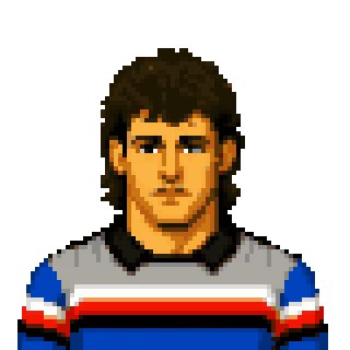 Pixel art portrait of Giulio Nuciari