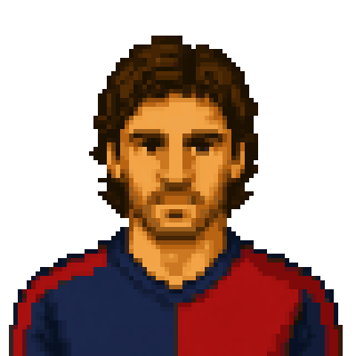 Pixel art portrait of LANGELLA Antonio
