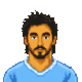 Pixel art portrait of LAVEZZI Ezequiel