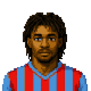 Pixel art portrait of LLAMA Christian Eze.