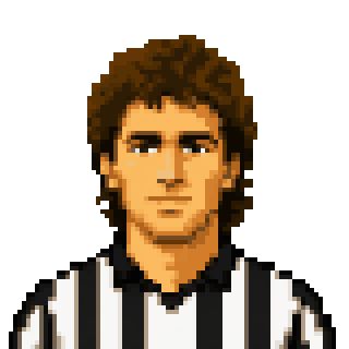 Pixel art portrait of Luciano Bodini