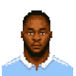 Pixel art portrait of LUKAKU Jordan