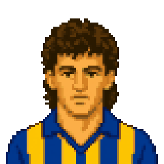 Pixel art portrait of Marco Pacione