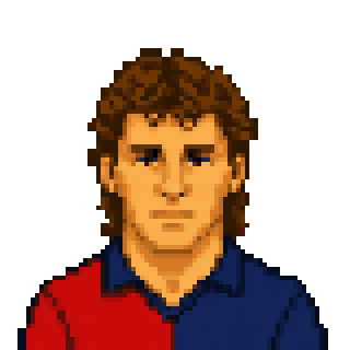 Pixel art portrait of Mario Bortolazzi