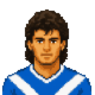 Pixel art portrait of Maurizio Neri