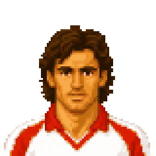 Pixel art portrait of Mauro Bressan