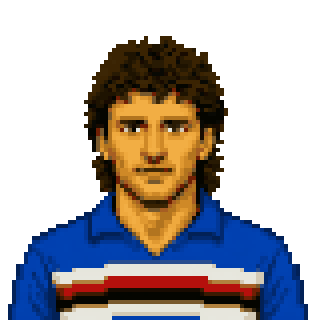 Pixel art portrait of Michele Serena