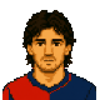 Pixel art portrait of MILANETTO Omar