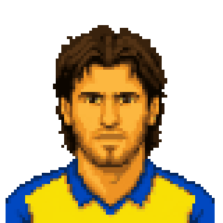 Pixel art portrait of MORO Fabio