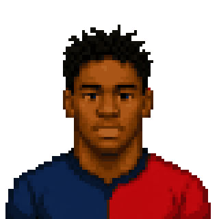 Pixel art portrait of NENE' Anderson Migu.