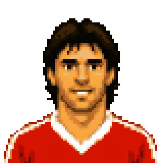 Pixel art portrait of Nicola Caccia