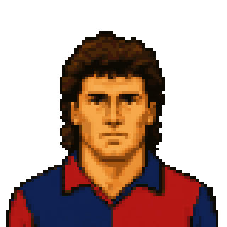 Pixel art portrait of Nicola Caricola