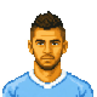 Pixel art portrait of Patric